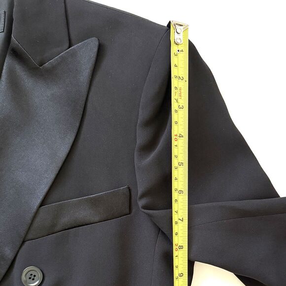 Vintage Emanuel Ungaro Women’s Silk Tuxedos Blazer EUC - Picture 13 of 16